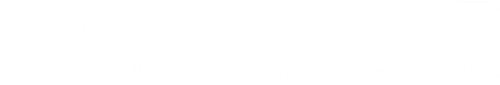 Firmenlogo in weißer Schrift